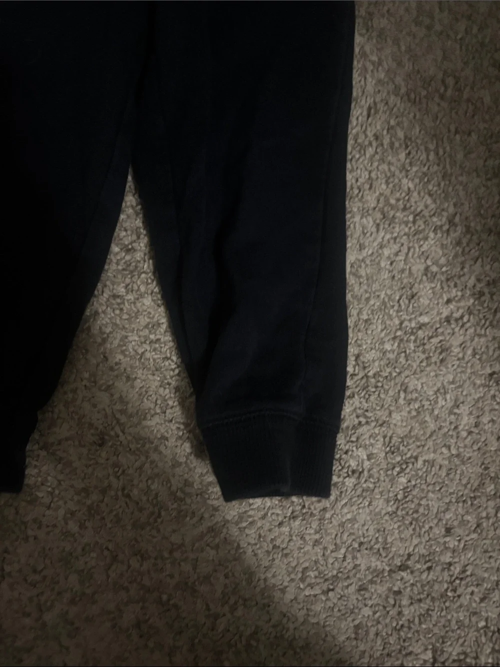 Carter's Black Jogger Sweatpants with Gray Waistband